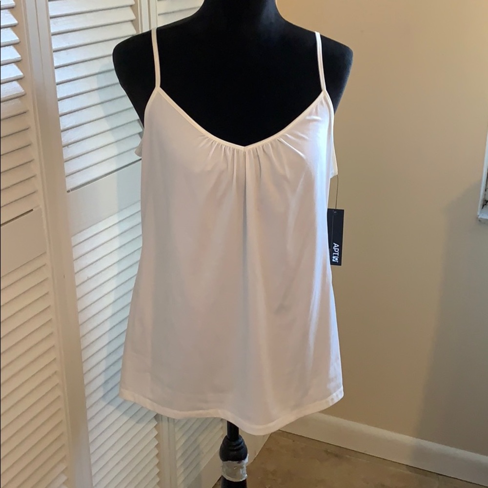 White tank top